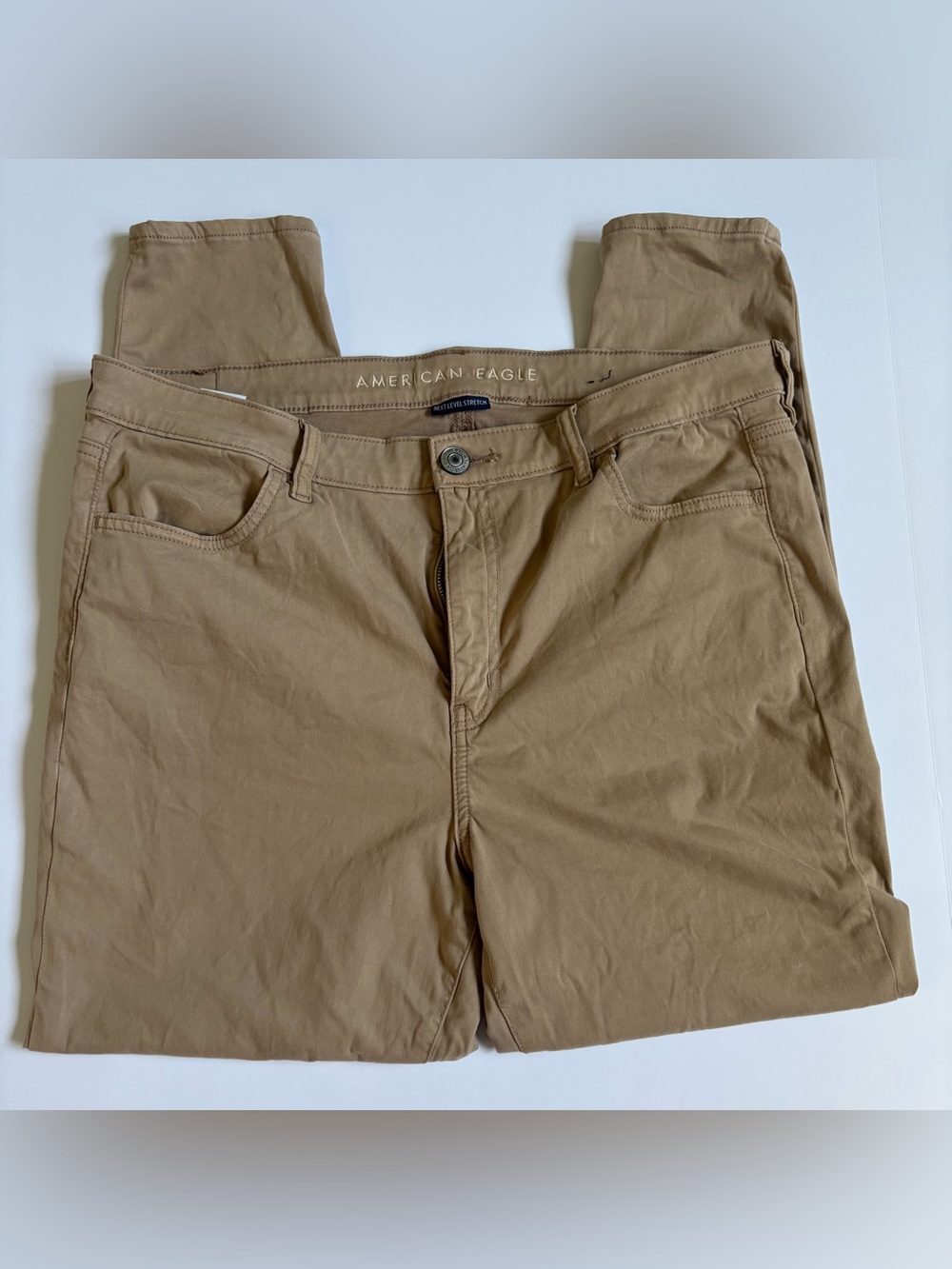 American Eagle khaki jeggings size 16 short